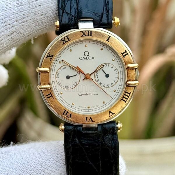 OMEGA Constellation 196.1070 White Dial Two-Tone 35mm Quartz Swiss Mens