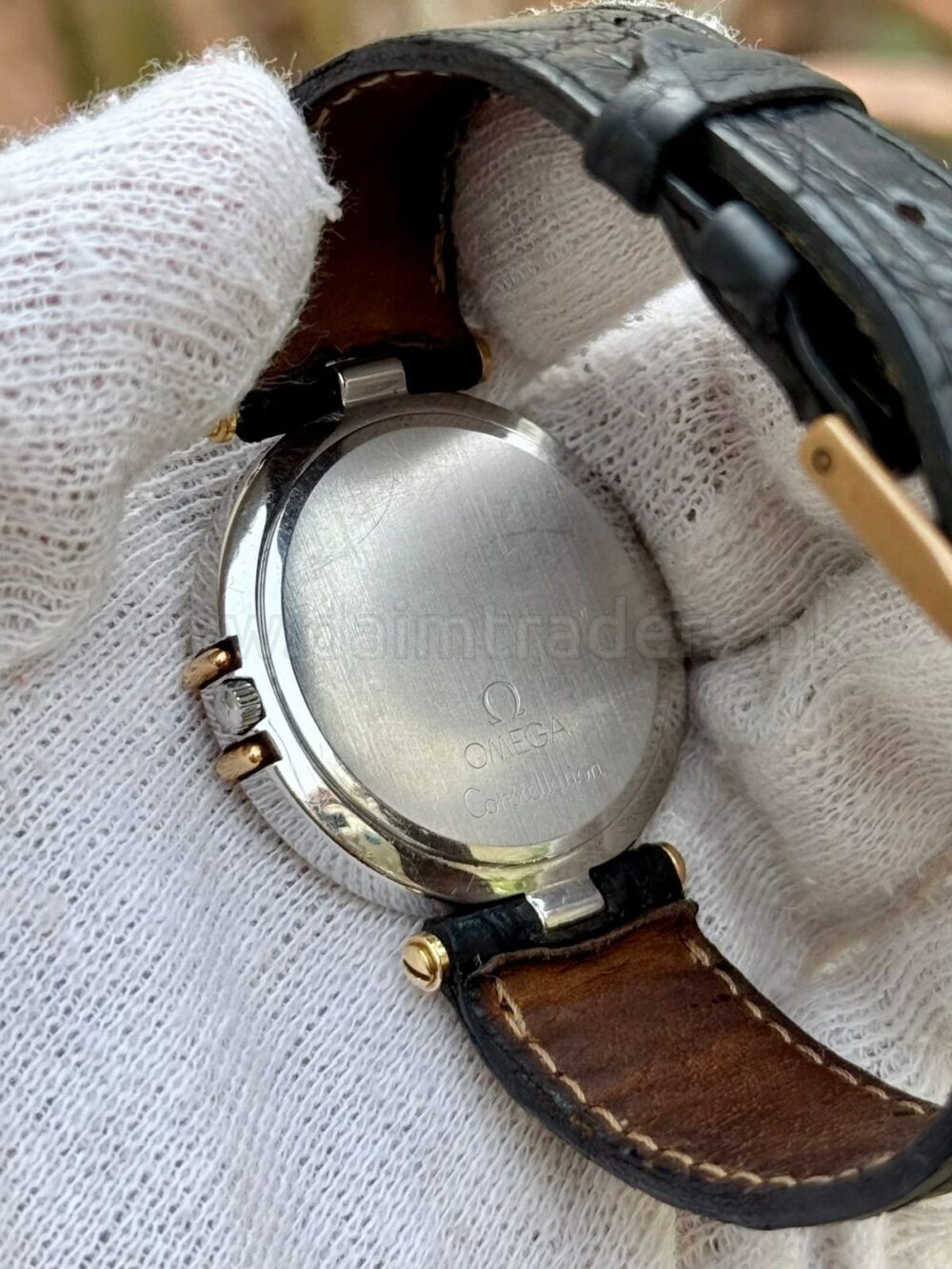 OMEGA Constellation 196.1070 White Dial Two-Tone 35mm Quartz Swiss Mens – photo 4