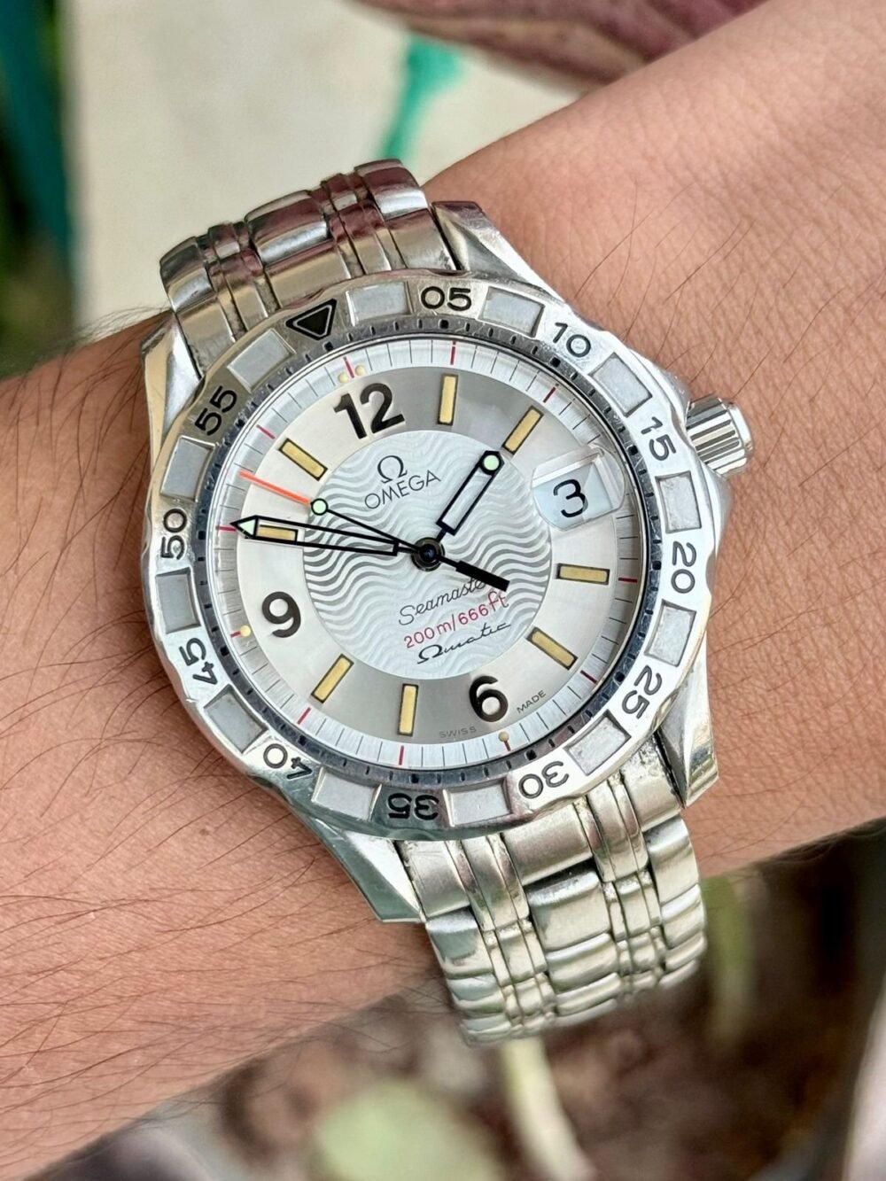 OMEGA Seamaster 200M OmegaMatic 2514.30.00 Silver Dial 36mm Auto-Quartz Swiss Mens – photo 2