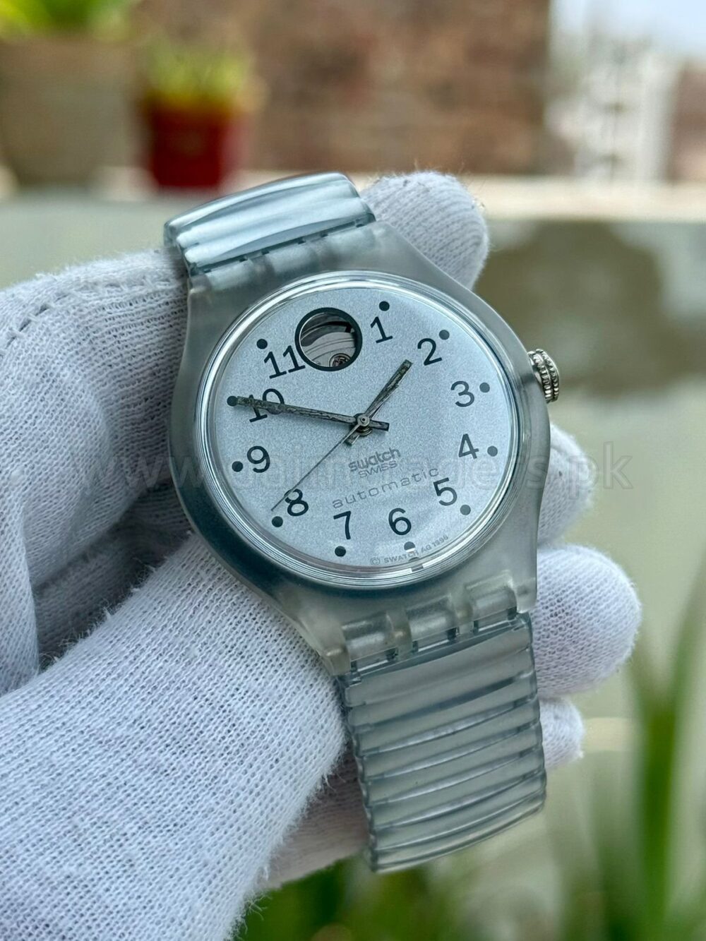 SWATCH Virtual Automatic SAK128 Silver Dial 38mm Swiss Mens – photo 3