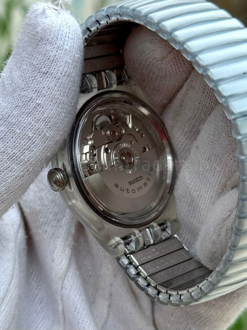 SWATCH Virtual Automatic SAK128 Silver Dial 38mm Swiss Mens – photo 4