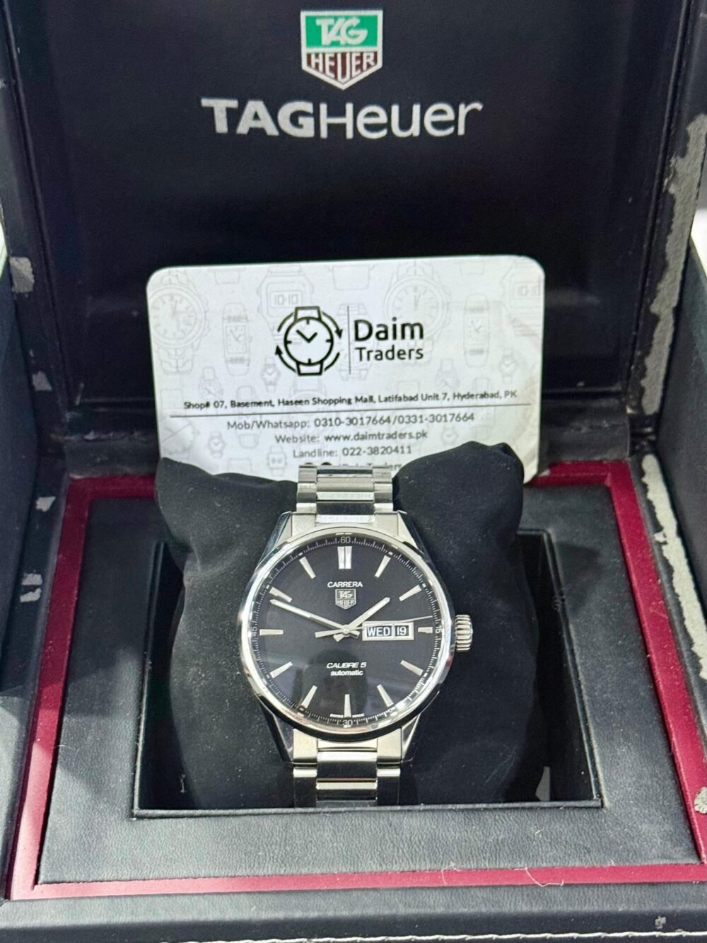 TAG HEUER Carrera WAR201A Caliber 5 Swiss Mens auto – photo 4