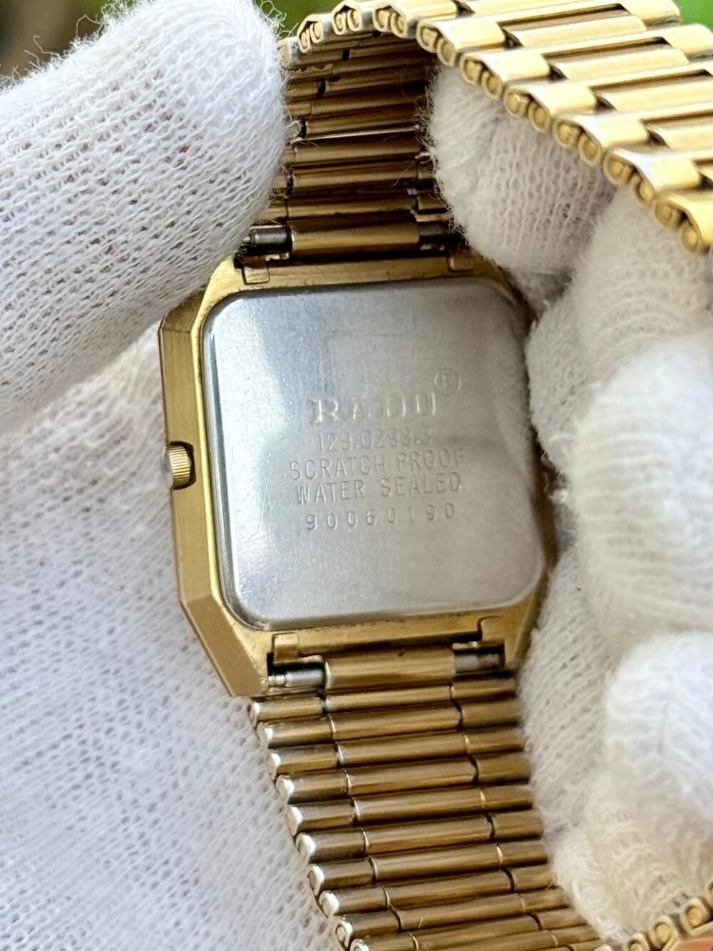 RADO DiaStar 031 129.0293.3 Champagne Chips Dial Gold-Tone Quartz Swiss Mens – photo 3