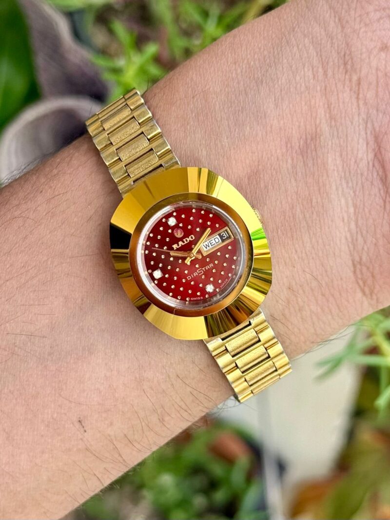 RADO DiaStar Maroon  562.0056.3 Swiss Ladies Auto - Image 2