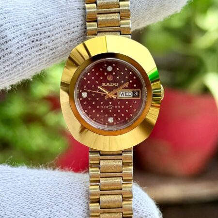 RADO DiaStar Maroon  562.0056.3 Swiss Ladies Auto