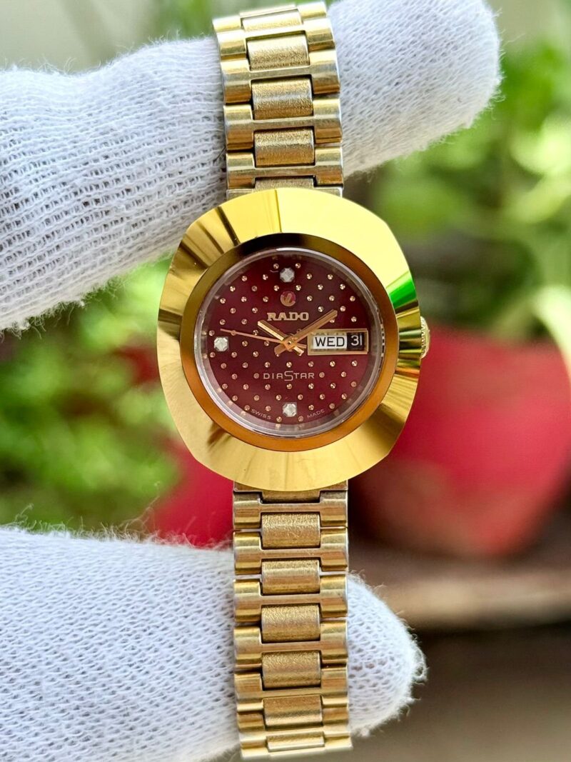 RADO DiaStar Maroon  562.0056.3 Swiss Ladies Auto