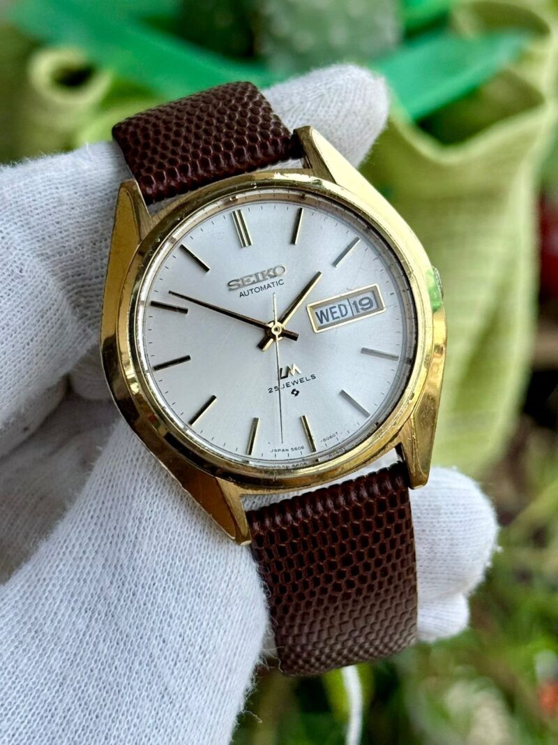 SEIKO LM Vintage 5606-8030 Japan Mens Auto - Image 3