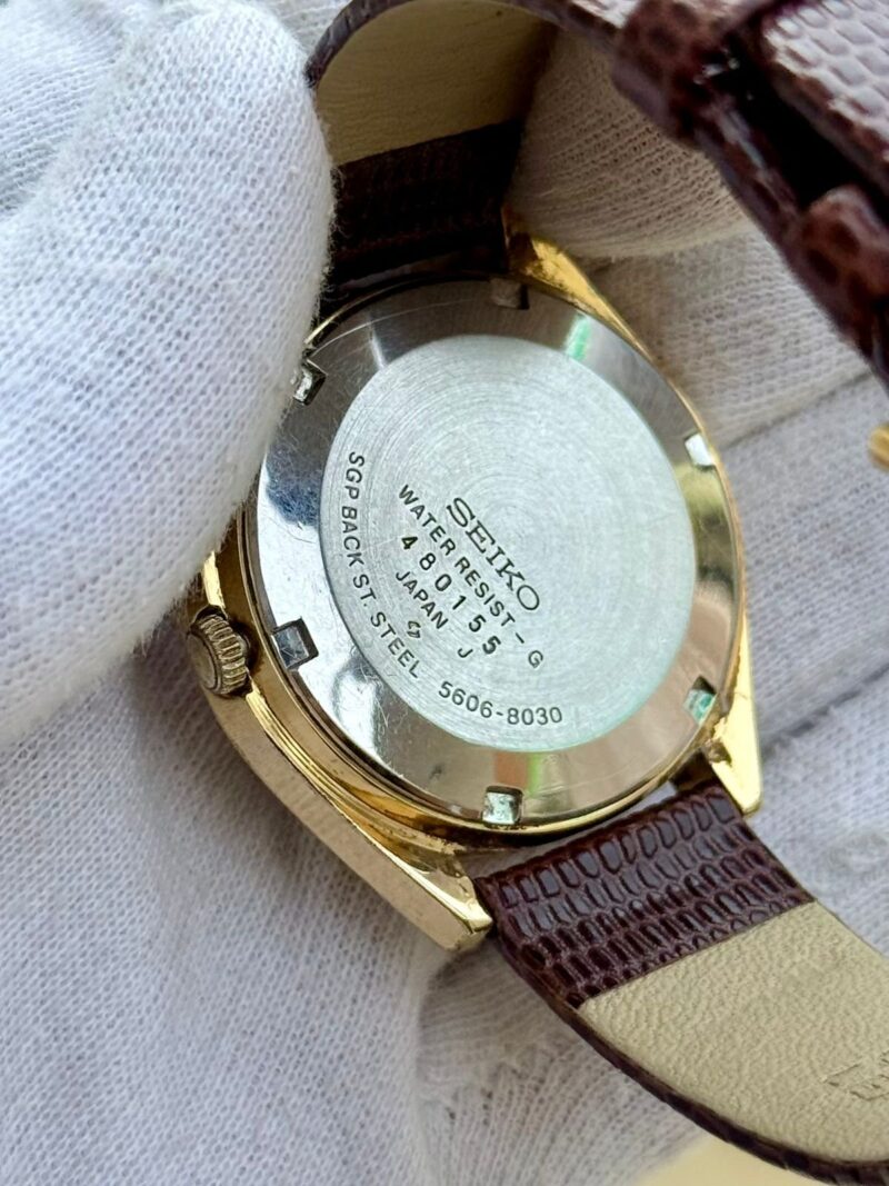 SEIKO LM Vintage 5606-8030 Japan Mens Auto - Image 4