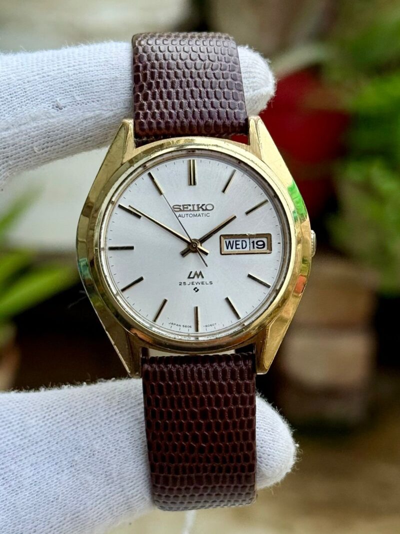 SEIKO LM Vintage 5606-8030 Japan Mens Auto