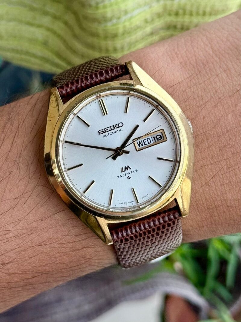 SEIKO LM Vintage 5606-8030 Japan Mens Auto - Image 2