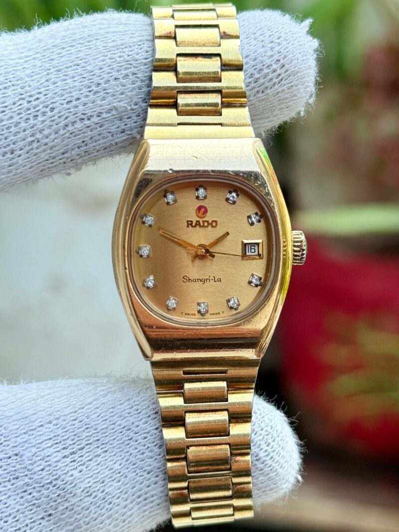 RADO Shangrila Auto Swiss  Ladies
Gold Plated