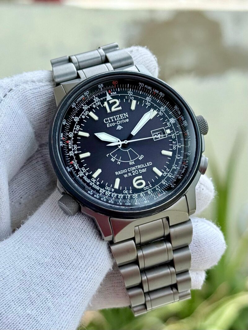 CITIZEN PILOT AS2031-57E Eco drive Japan Mens - Image 2