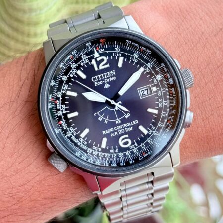 CITIZEN PILOT AS2031-57E Eco drive Japan Mens