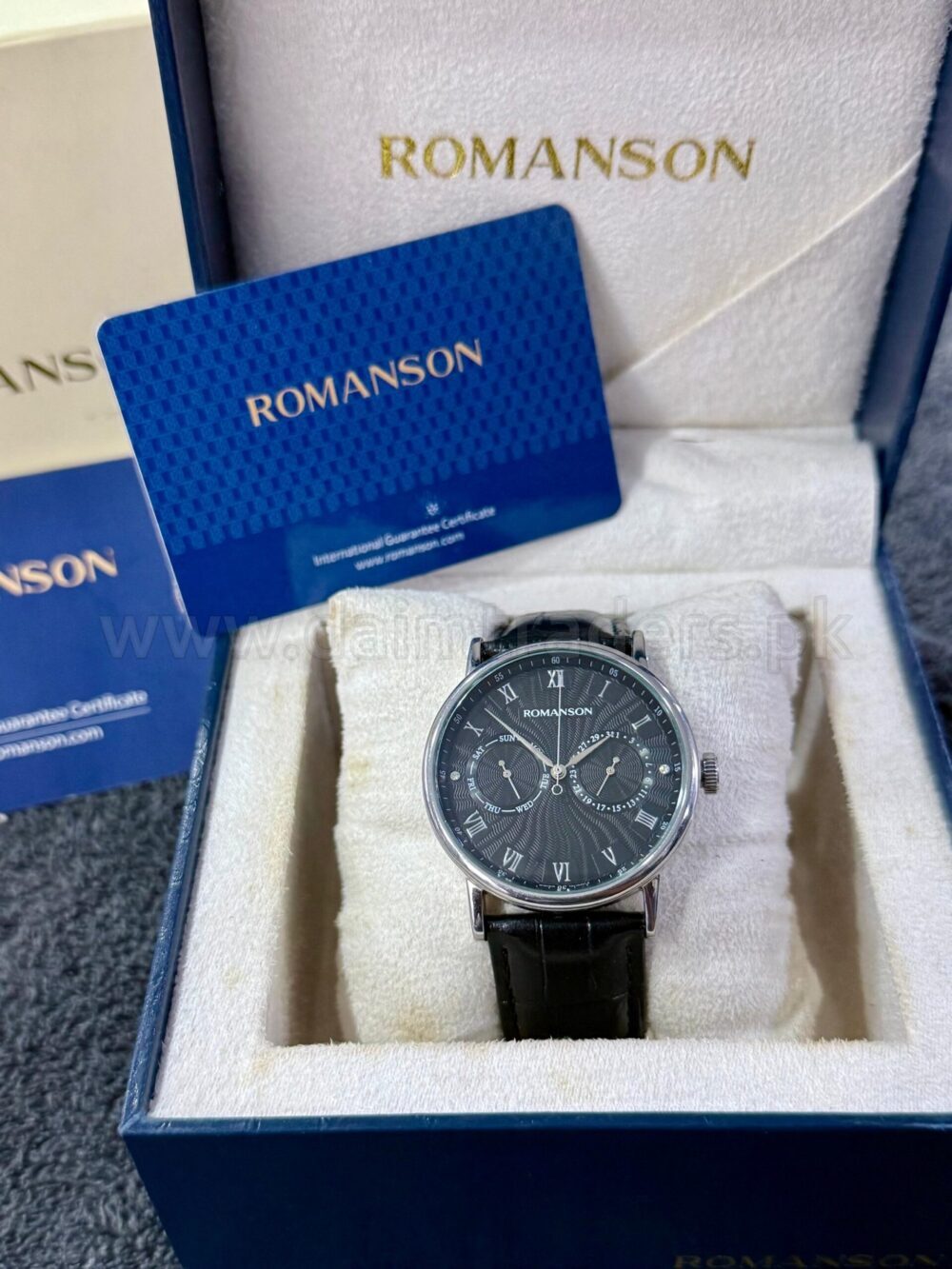 ROMANSON Day Date TL1275BMW Swiss Mens Quartz – photo 4