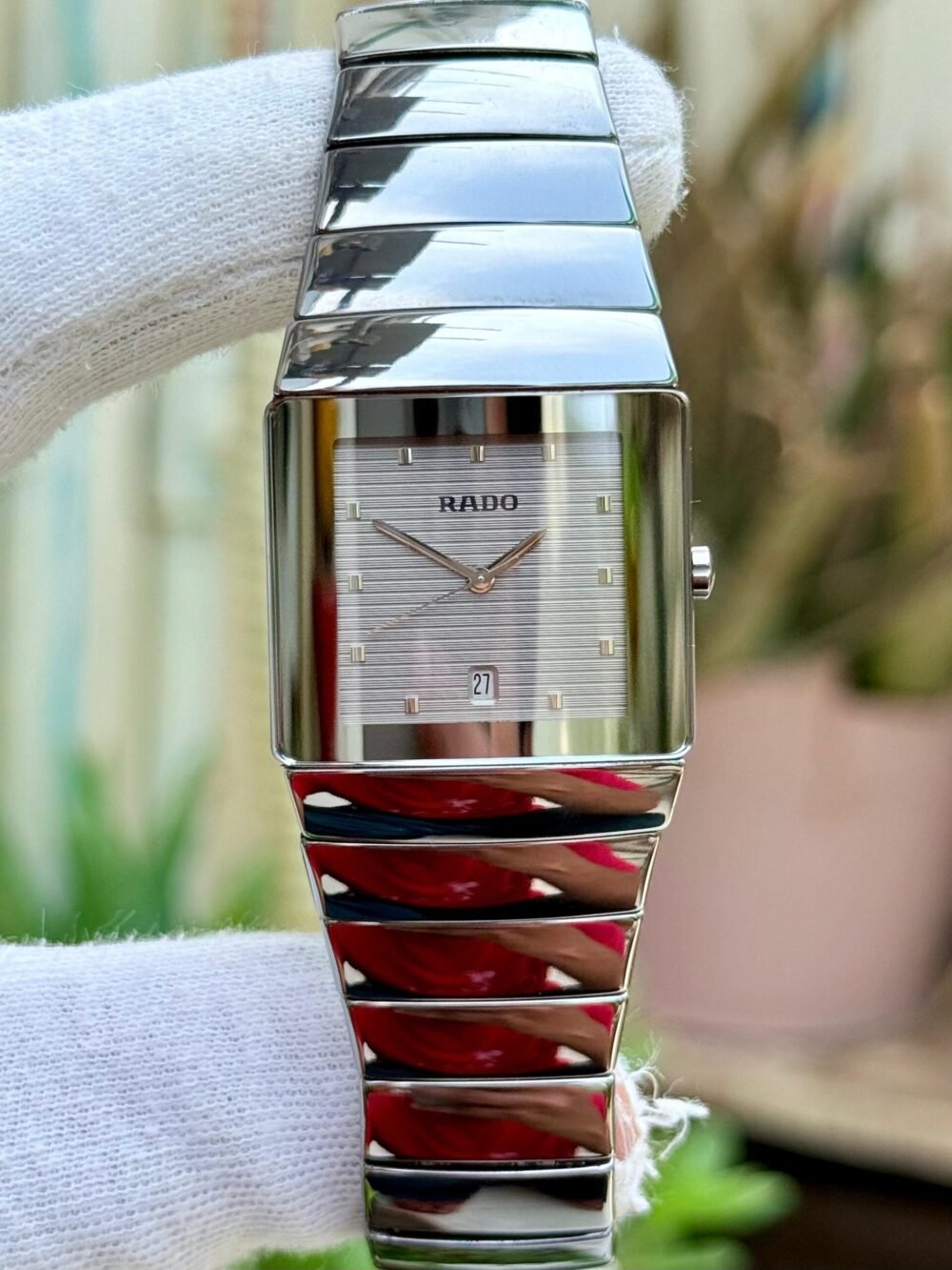 RADO Sintra R13332122 Silver Dial Ceramic Quartz Swiss Mens – photo 2