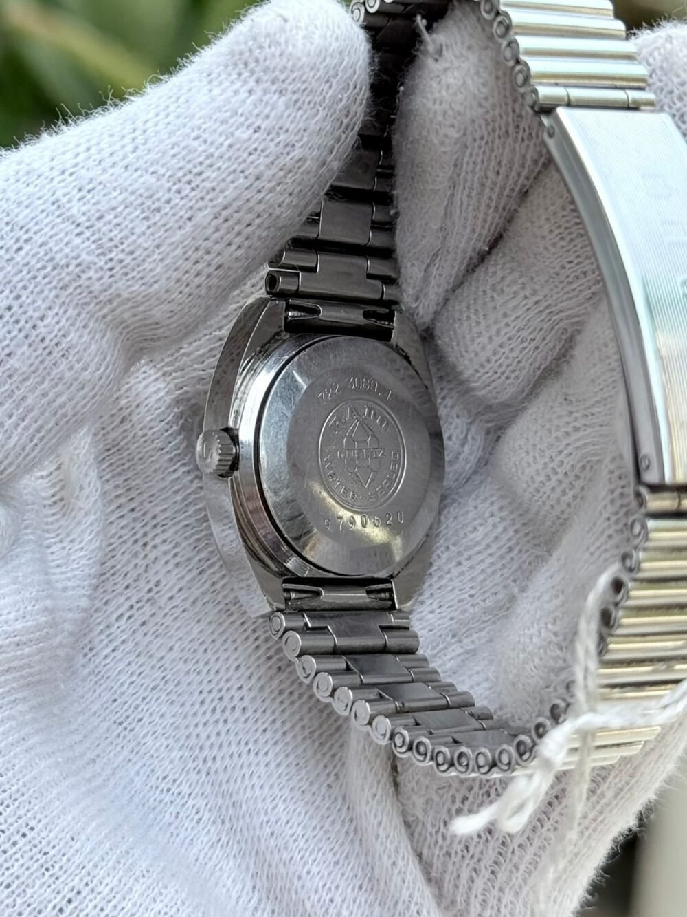 RADO 722.3089.4 Blue Dial Day-Date Steel 28mm Vintage Quartz Swiss Ladies – photo 4