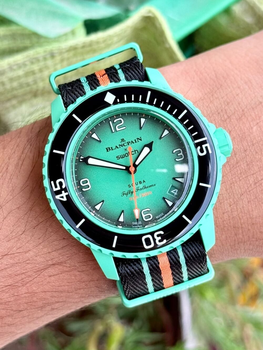 BLANCPAIN X Swatch Indian Ocean Swiss Mens
