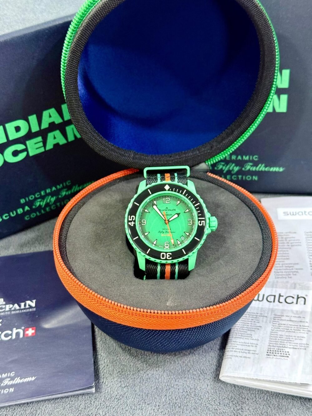 BLANCPAIN X Swatch Indian Ocean Swiss Mens – photo 4