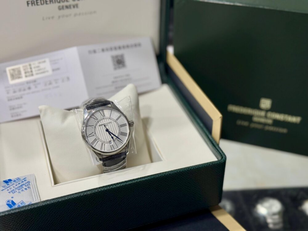 Frederique Constant FC-303WRB5B6 White Roman Dial Automatic Swiss Mens – photo 4