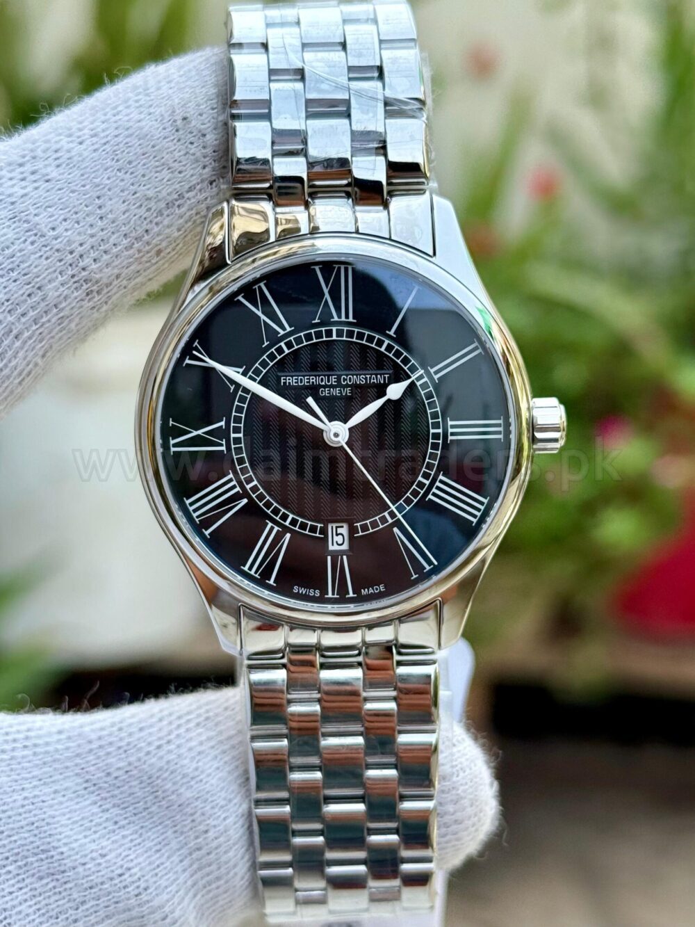 Frederique Constant Classics FC-303BR5B6B Black Roman Dial 40mm Automatic Swiss Mens