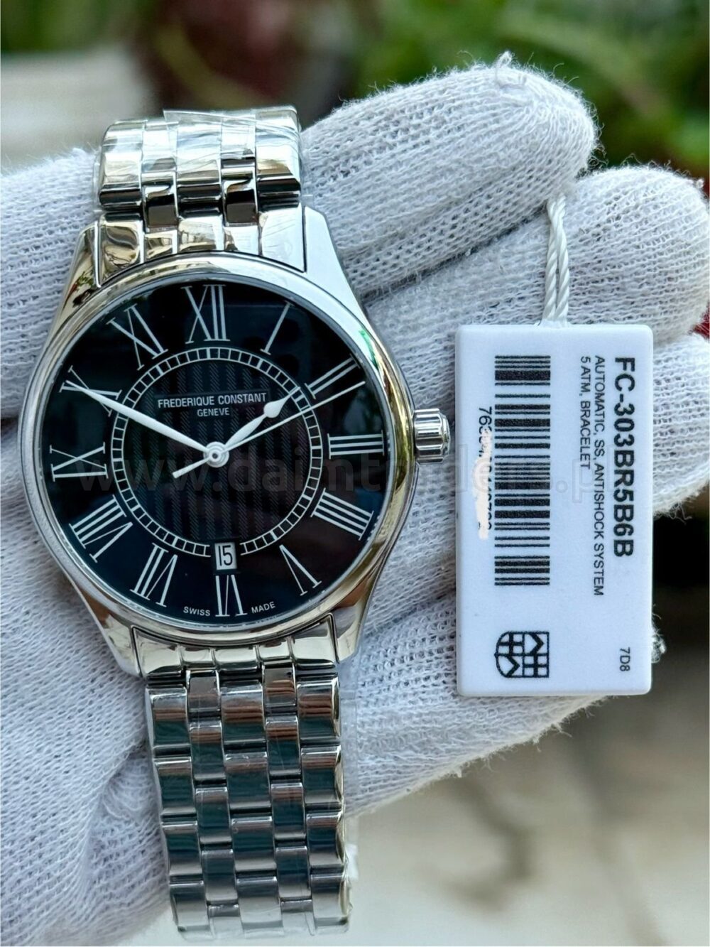 Frederique Constant Classics FC-303BR5B6B Black Roman Dial 40mm Automatic Swiss Mens – photo 2
