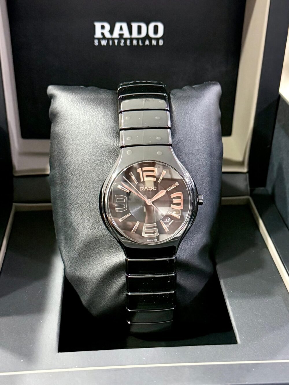 RADO True R27653162 Black Dial Black Ceramic 40mm Quartz Swiss Mens – photo 4