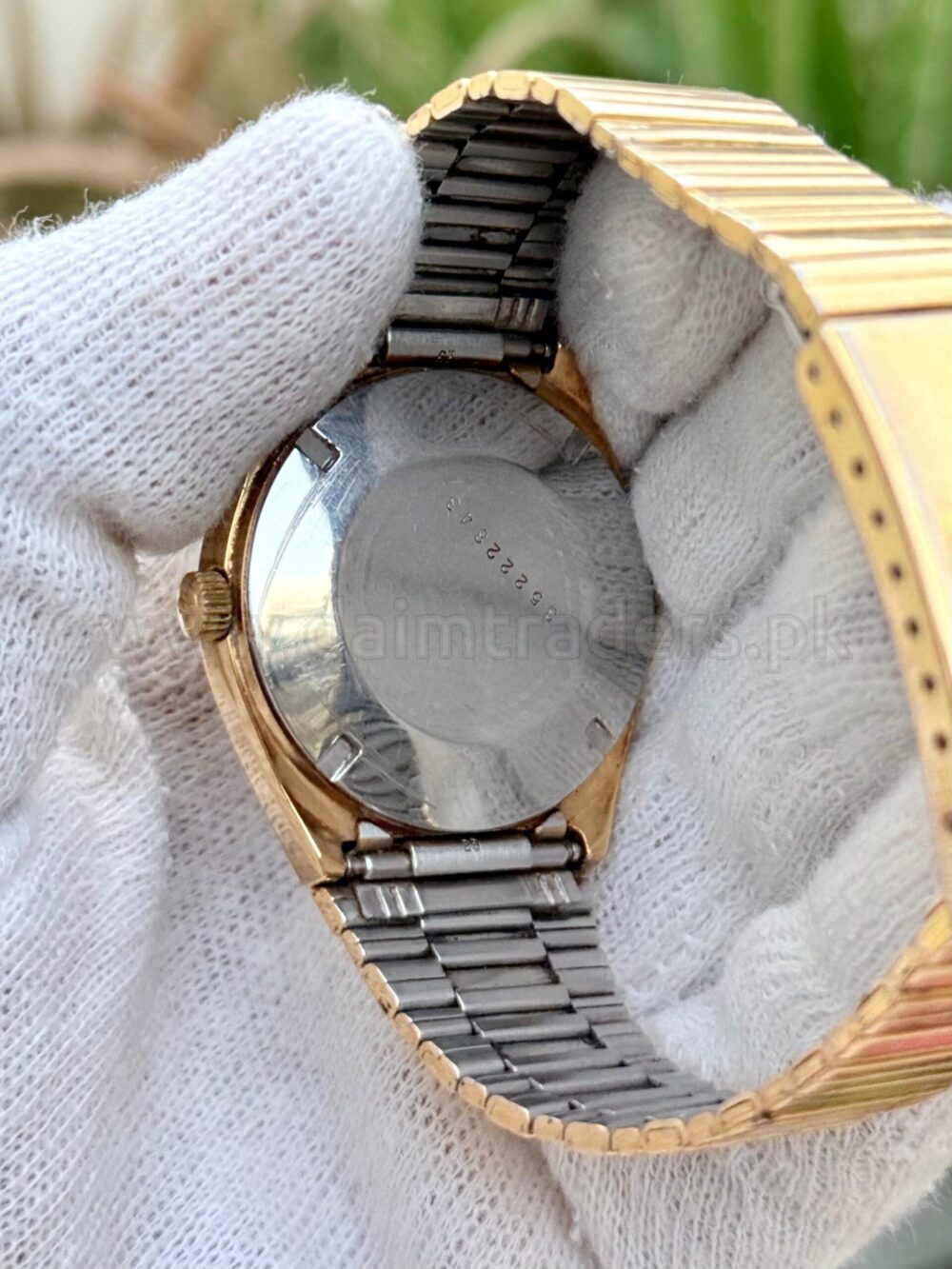 RADO Voyager 636.8020.2 Black Dial Day-Date Gold Plated 36mm Automatic Swiss Mens – photo 4