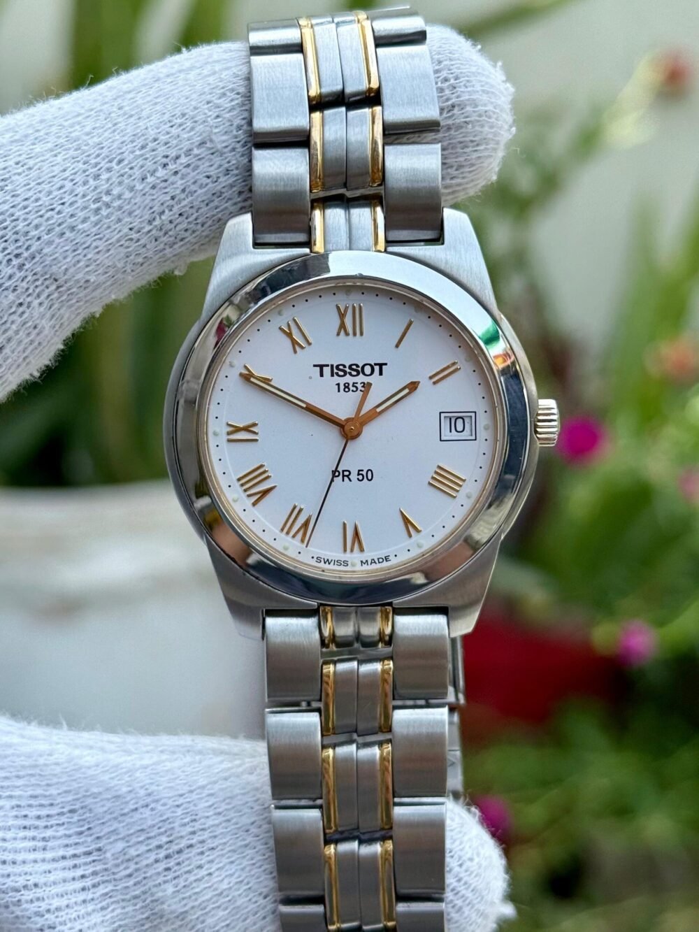 TISSOT PR50 Dual toneQuartz Swiss Mens