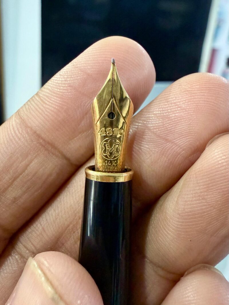 MONTBLANC Germany Rare Burgundy Fountain Pen 144 - Image 3
