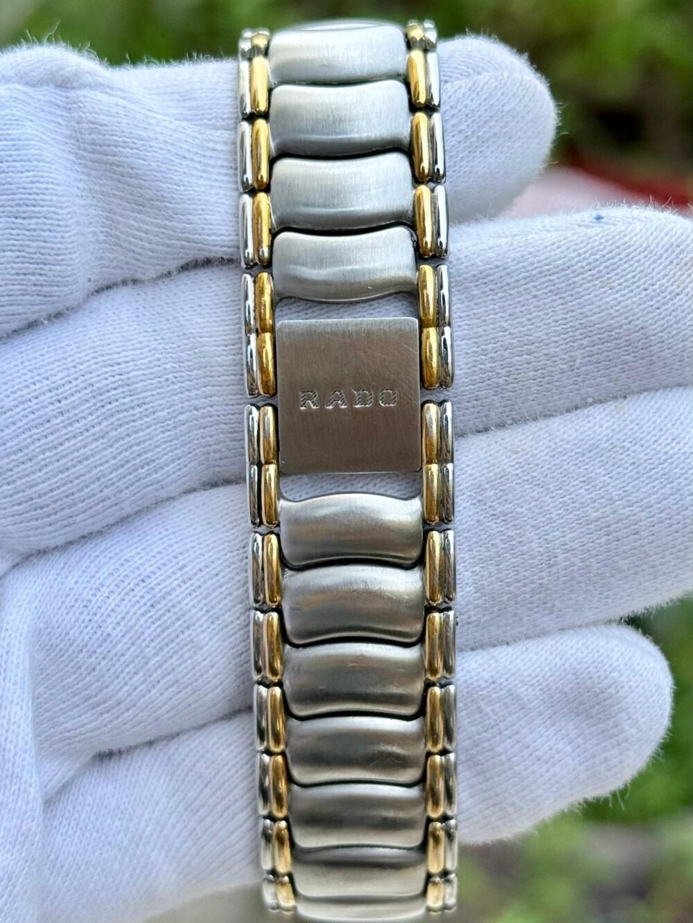RADO Florence 129.3644.4 Gold Dial Two-Tone 35mm Quartz Swiss Mens – photo 4