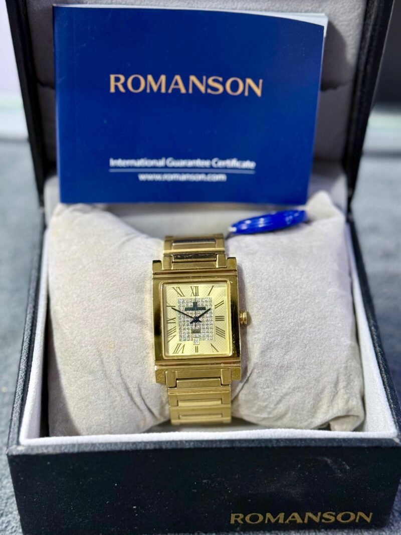 Romanson Tank  TM21747  Quartz Mens Swiss - Image 4
