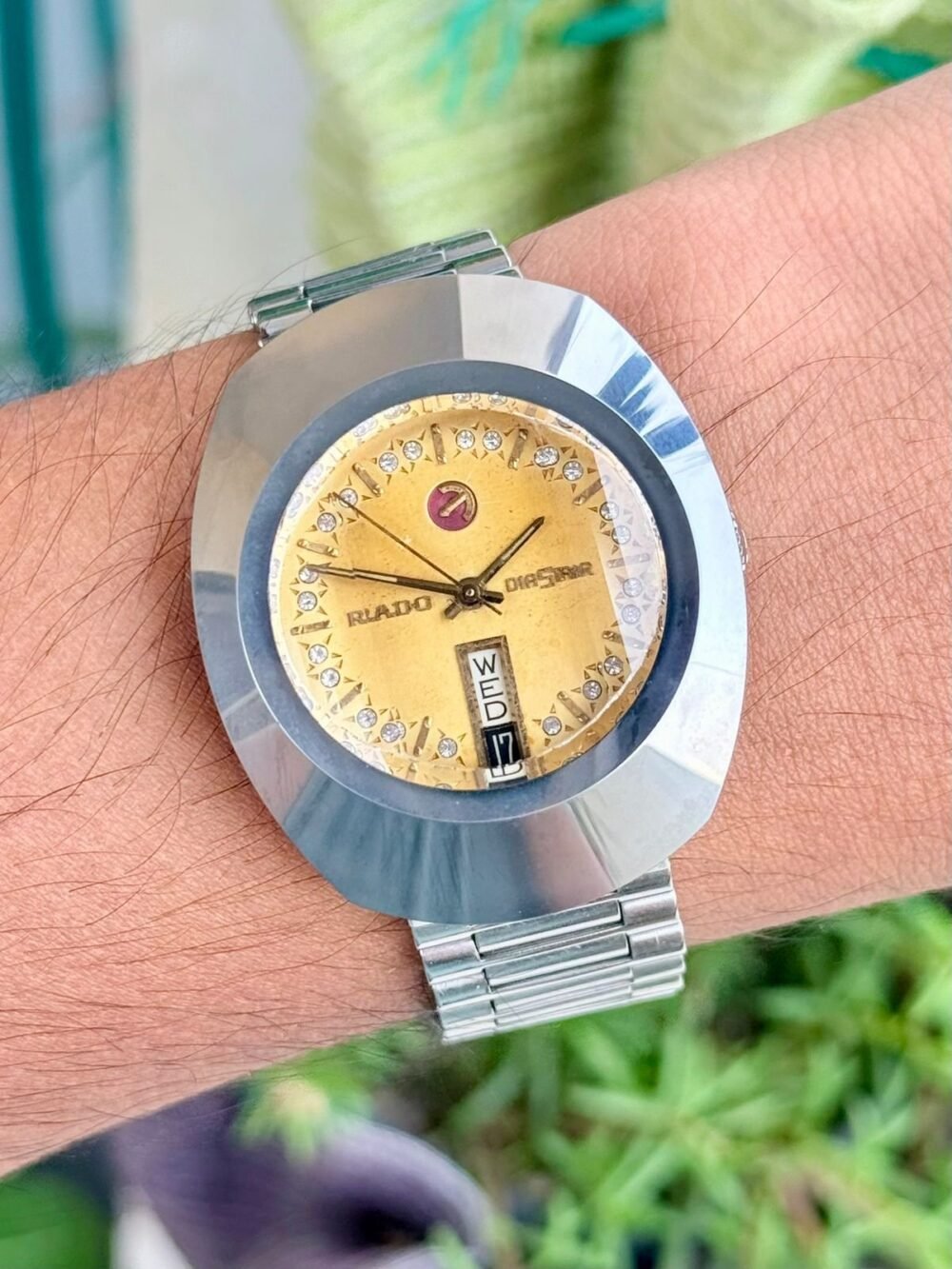 RADO DiaStar 035 Gold Dial Day-Date Automatic Swiss Mens – photo 2