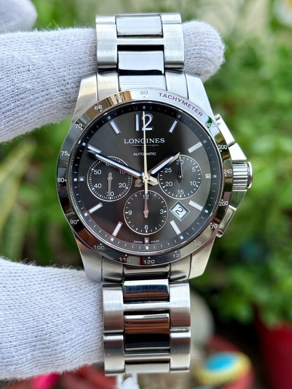 LONGINES Conquest L2.744.4 Ceramic Automatic Swiss Mens