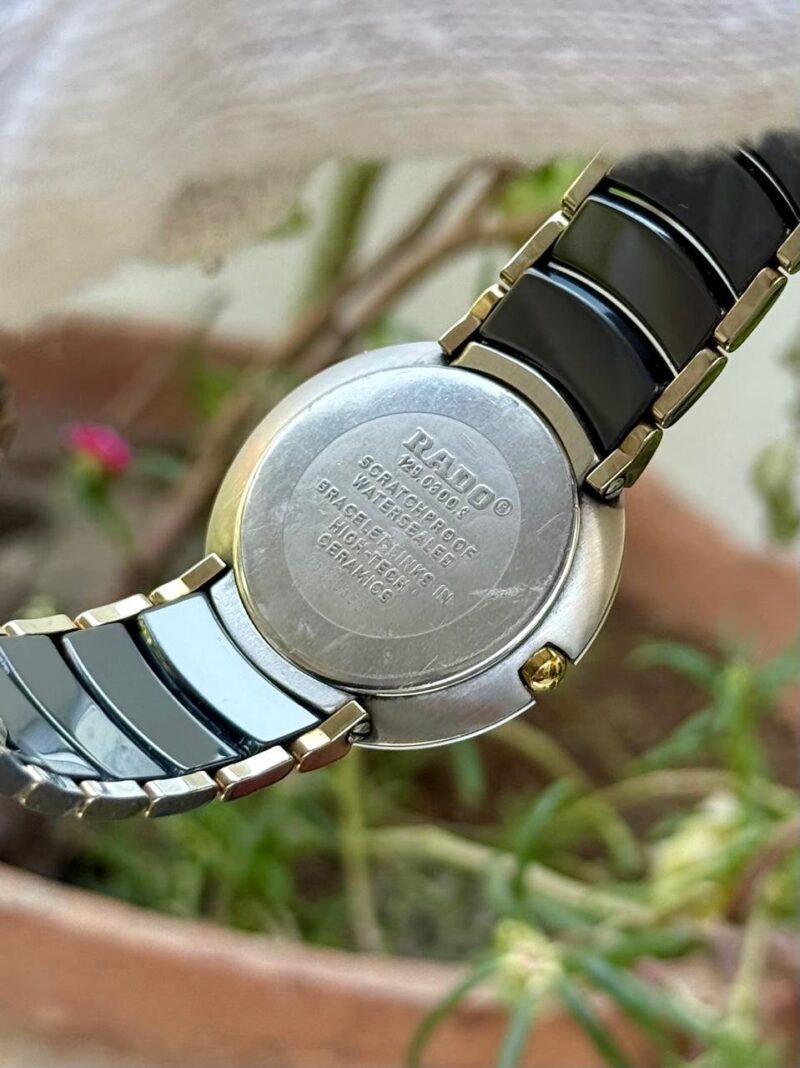 RADO Coupole Ceramic 129.0300.3 Quartz Swiss Mens - Image 3
