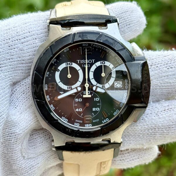 TISSOT T-Race Chronograph T048.417.27.057 Black Dial 41mm Quartz Swiss Mens
