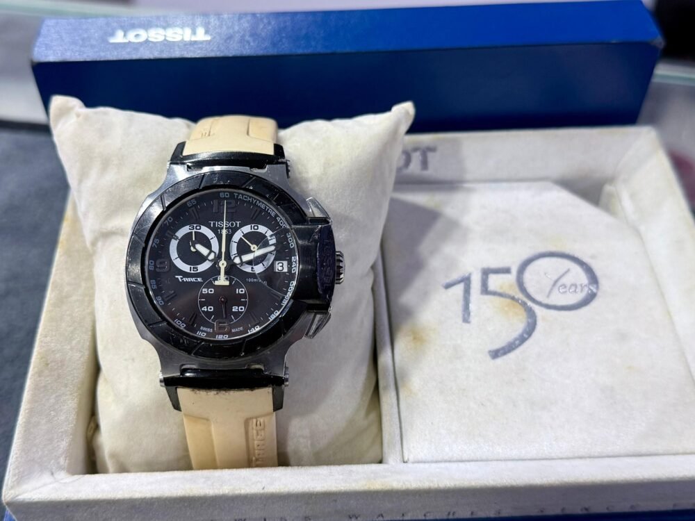 TISSOT T-Race Chronograph T048.417.27.057 Black Dial 41mm Quartz Swiss Mens – photo 4