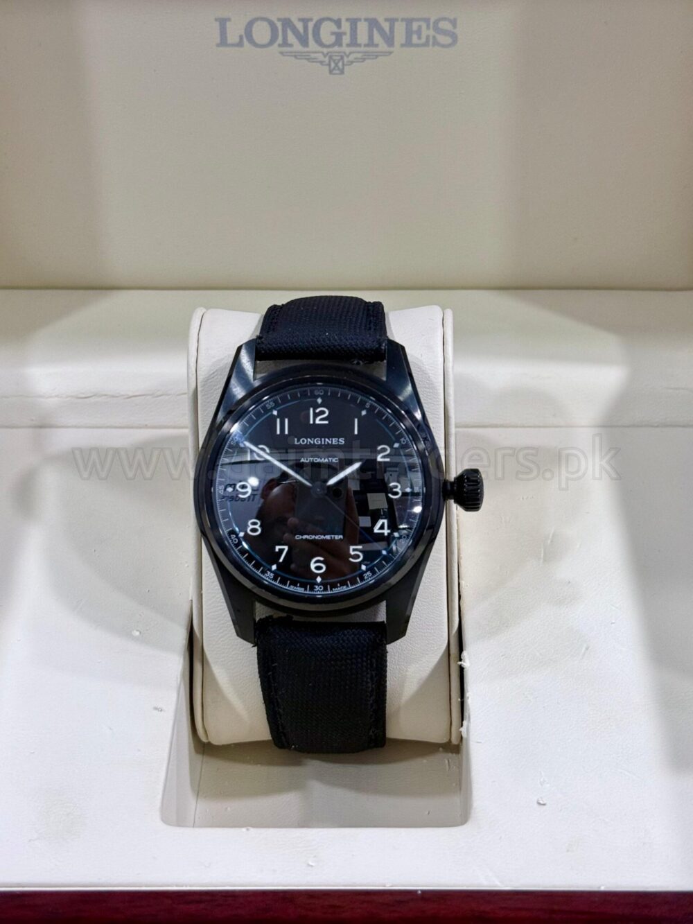 LONGINES Spirit Bucherer Blue L3.810.2.99.2 Black Dial 40mm Automatic Swiss Mens – photo 4