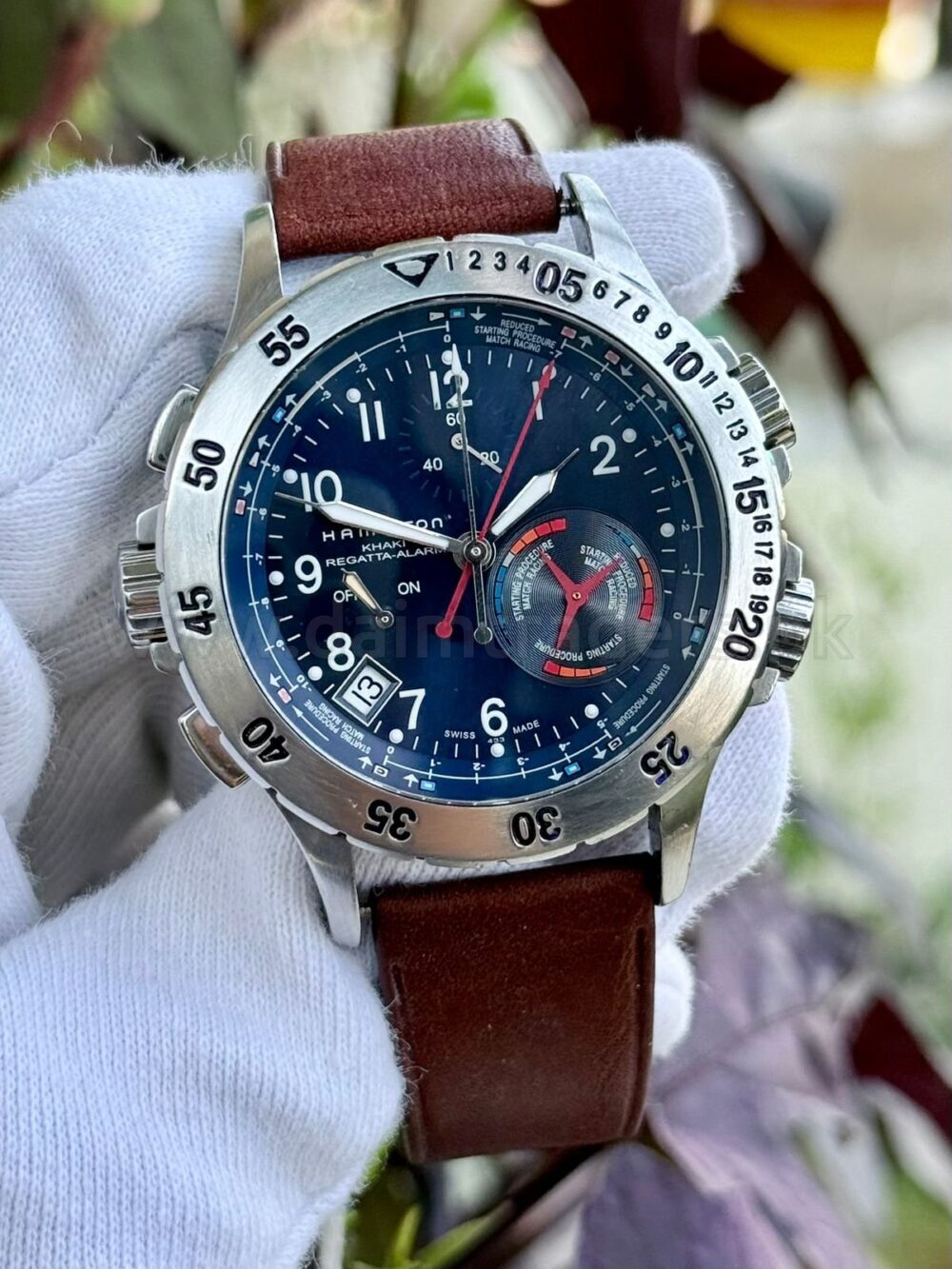 Hamilton Regatta Alarm H77614143 Quartz Swiss Mens
