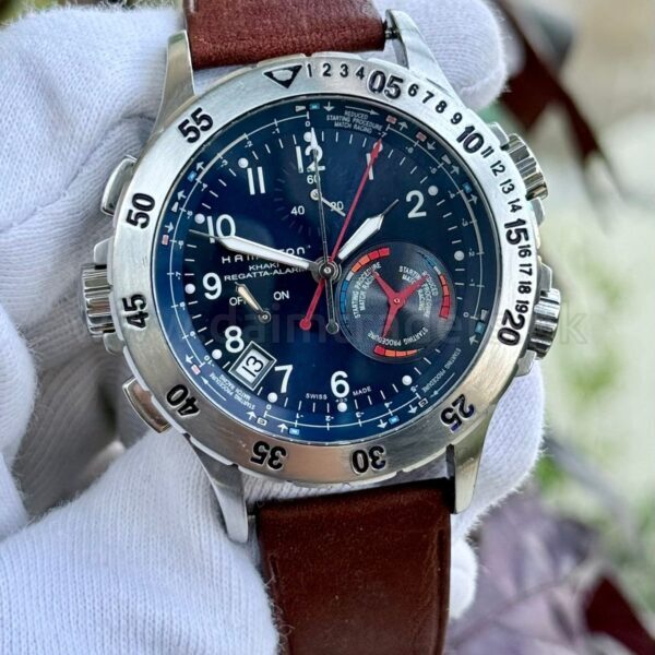 Hamilton Regatta Alarm H77614143 Quartz Swiss Mens