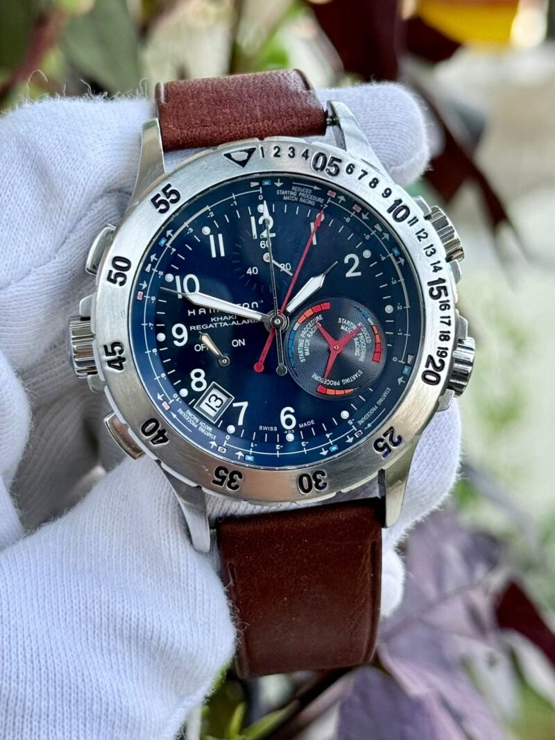 Hamilton Regatta Alarm H77614143 Quartz Swiss Mens