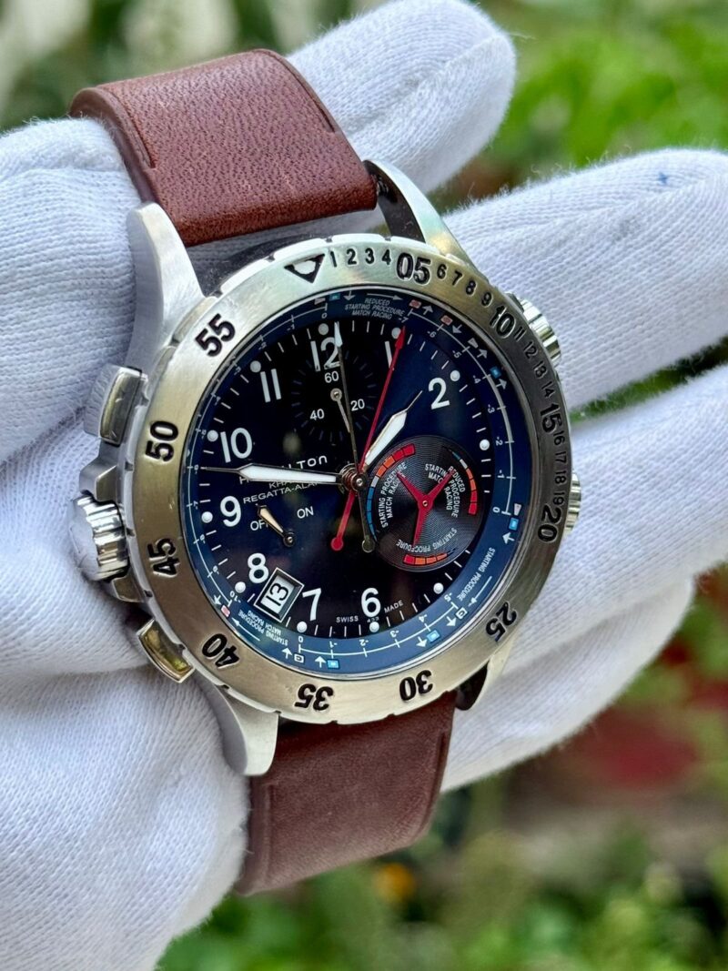 Hamilton Regatta Alarm H77614143 Quartz Swiss Mens - Image 3