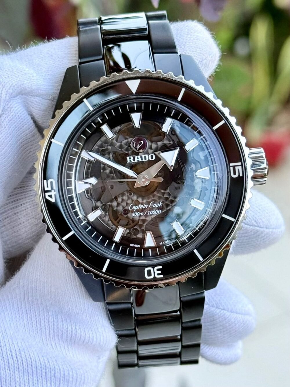RADO Captain Cook High-Tech Ceramic R32127152 Swiss Mens