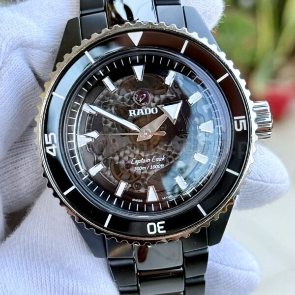 RADO Captain Cook High-Tech Ceramic R32127152 Swiss Mens