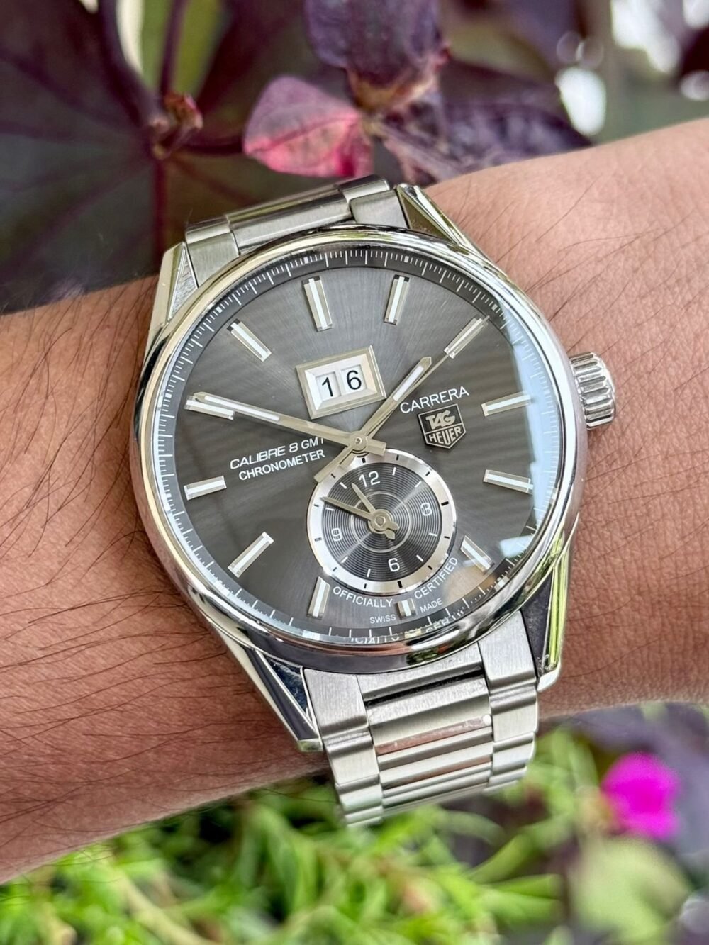 TAG Heuer Carrera WAR5012 Auto Dual Time Swiss Mens – photo 2