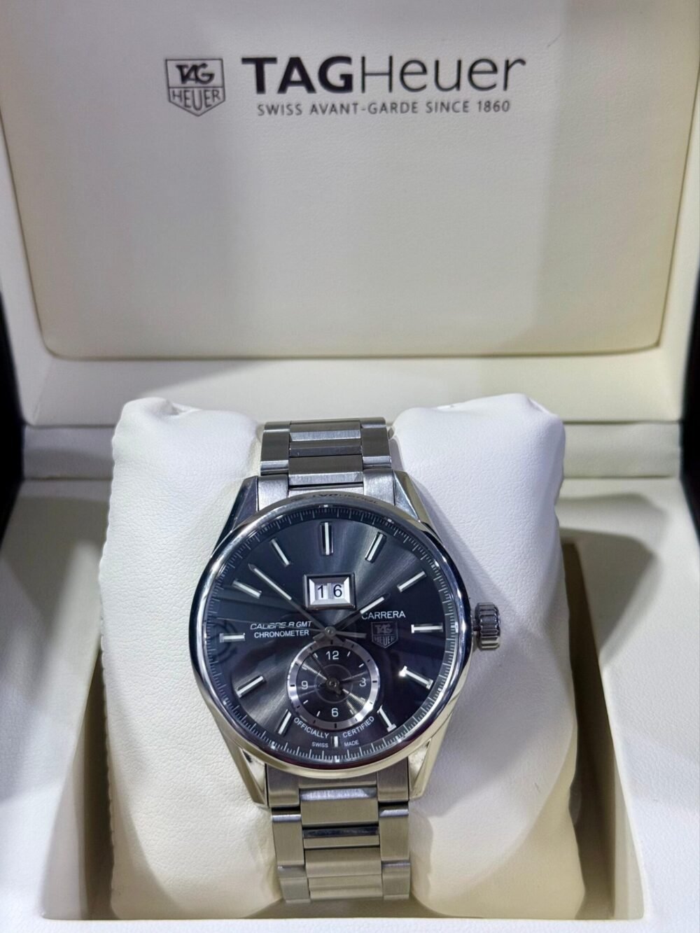 TAG Heuer Carrera WAR5012 Auto Dual Time Swiss Mens – photo 4
