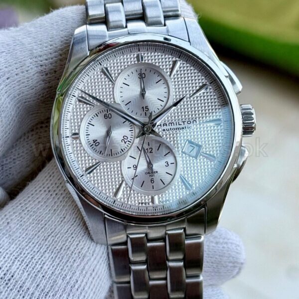 HAMILTON Jazzmaster Chronograph H32596151 Silver Dial 42mm Automatic Swiss Mens