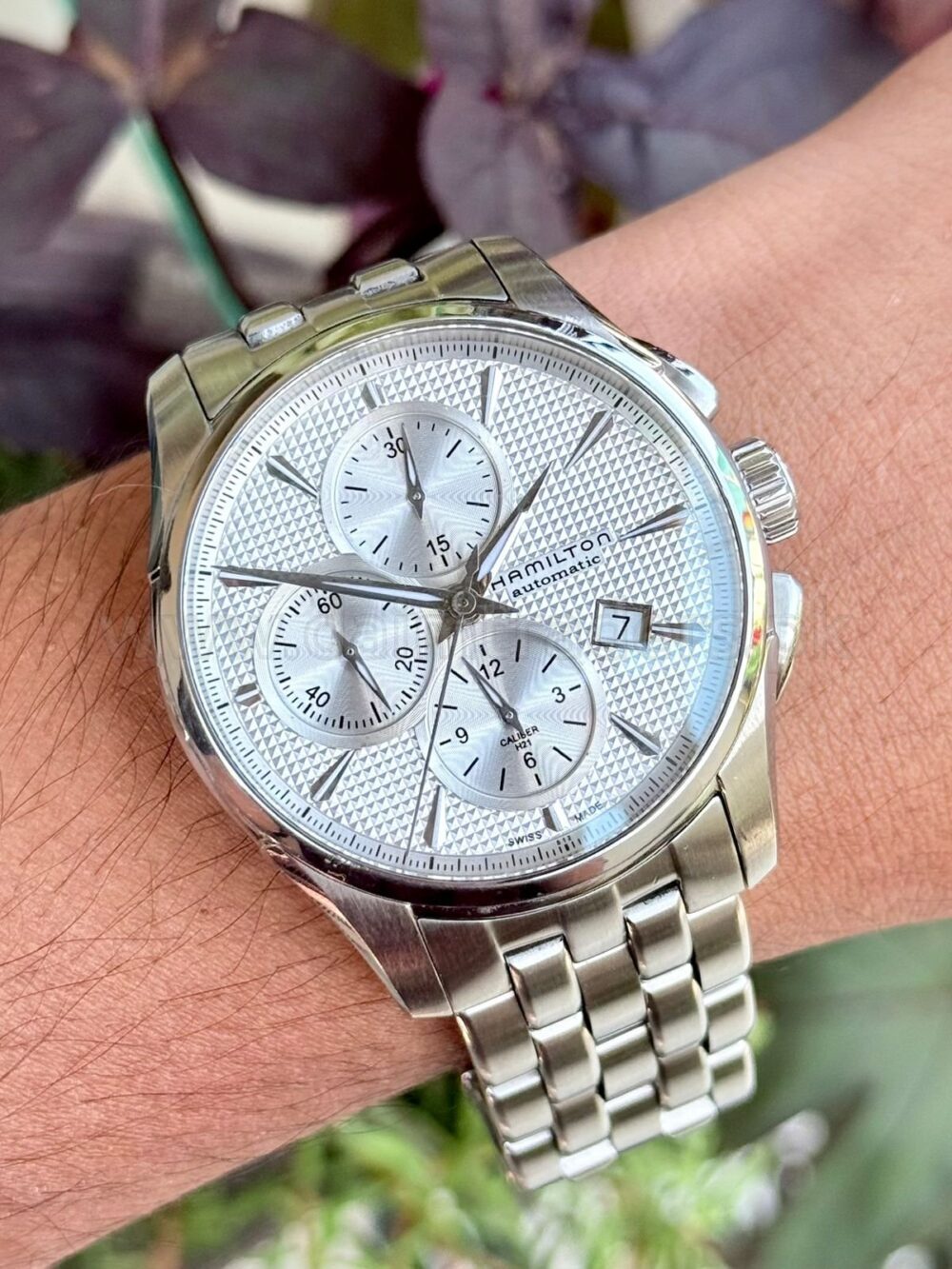 HAMILTON Jazzmaster Chronograph H32596151 Silver Dial 42mm Automatic Swiss Mens – photo 2