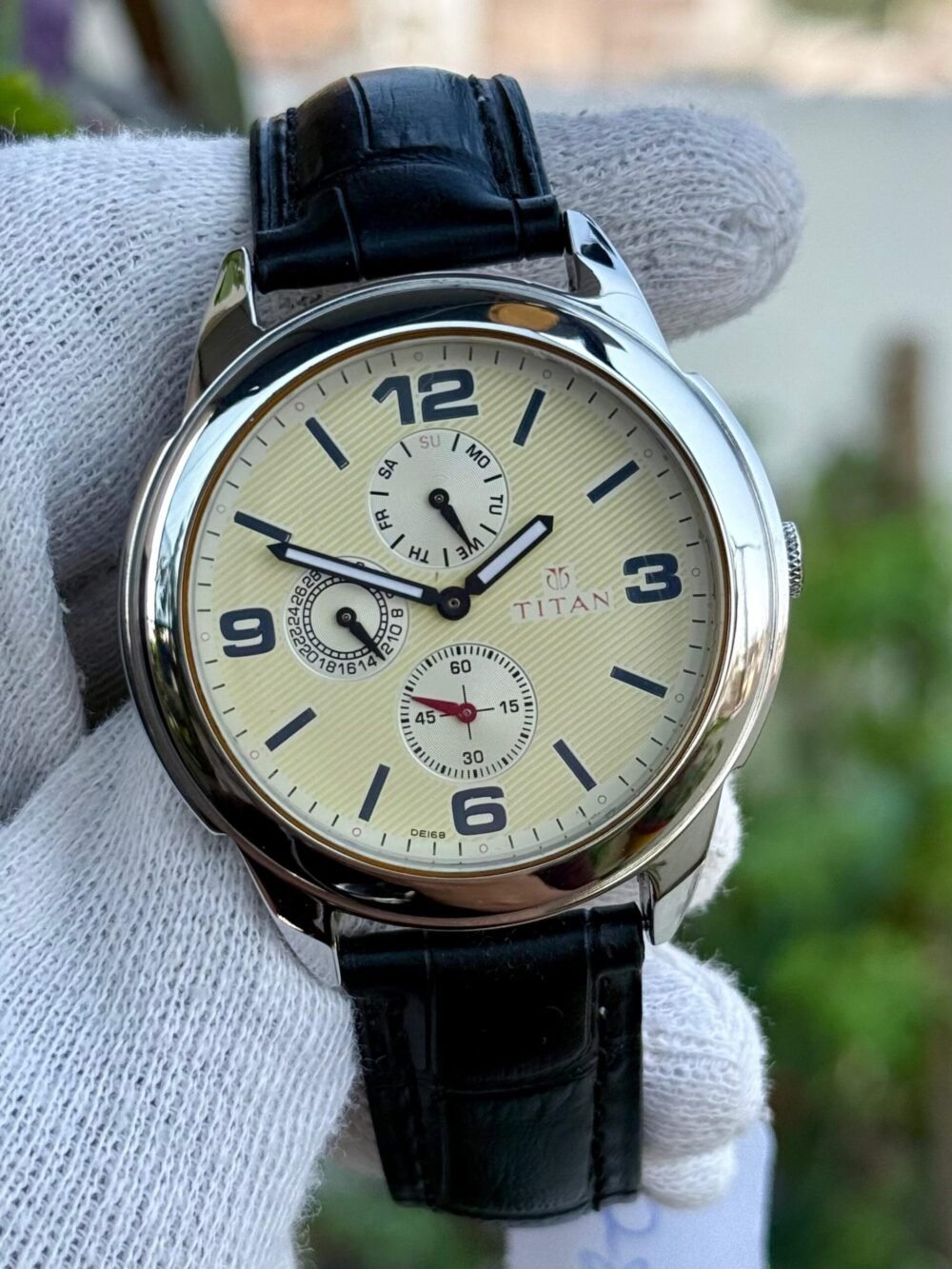 TITAN Calendar NK1585SL05 Quartz Mens