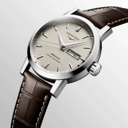 LONGINES 1832 Annual Calendar L4.827.4.92.2 Swiss Mens