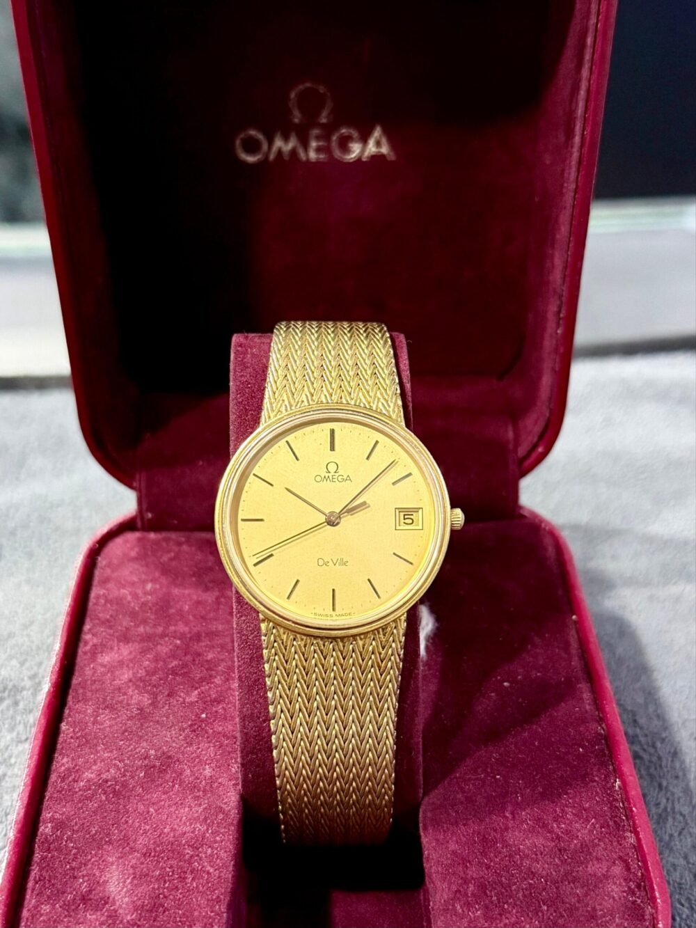 OMEGA DeVille 396.3982 Quartz Swiss Mens – photo 4